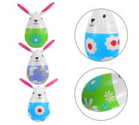 3 Pcs Decorazioni Pasquali Gonfiabili Adorabili Palloncini Per Feste