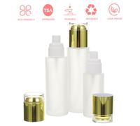 3 Pcs Dispenser Viaggio Contenitori Per Lozioni Bottiglie Emulsione