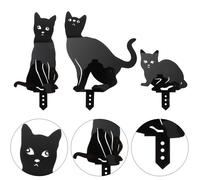 3 Pcs Dissuasore Per Animali Addobbi+halloween Ornamento Del Giardino Cortile