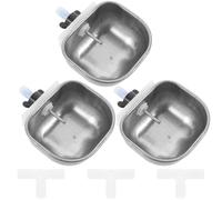 3 Pcs Distributore Acqua Dispenser D'acqua Ciotola Per L'acqua Del Coniglietto