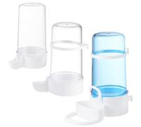 3 Pcs Distributore D'acqua Per Uccelli Alimentatore Automatico Da Compagnia