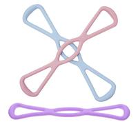 3 Pcs Elastici Per Fitness Set Di Fasce Resistenza Bande Al Fascia Elastica