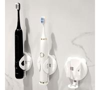 3 Pcs Elettrico a Parete Regolabile Forte Adesivo Portaspazzolino Elettrico Adatto per La Maggior Parte degli Spazzolini Elettrici, Porta Spazzolino Elettrico da Parete per Bagno(Bagno)