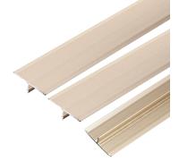 3 Pcs Fascia di Transizione Pavimento in Alluminio T (0.8\"x3 Ft, Oro Viola) per