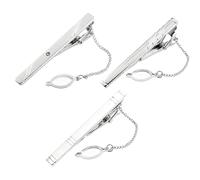 3 pcs Fermacravatta Fermacravatte da Uomo Clip per cravatta Barre à Cravate,Cadeau pour Affaires,Anniversaire,Saint-Valentin Accessori Uomo Eleganti