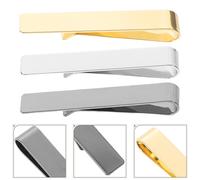 3 Pcs Fermacravatta Spilla Da Classico Clip in Acciaio Inossidabile