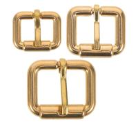 3 Pcs Fibbia Di Regolazione Del Cinturino Ottone Della Tracolla Borsa