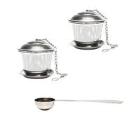 3 Pcs Filtro The Per Te in Acciaio Inossidabile Tè Maglia Fine Riutilizzabile