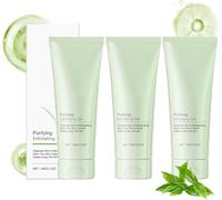 3 PCS Gel Esfoliante Purificante, Gel Scrub Esfoliante Viso E Corpo per Pulizia Profonda, Detergente Idratante per Uomo E Donna, 60ml