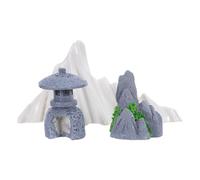 3 Pcs Giardino Roccioso Con Simulazione Micropaesaggi Accessori Per Il Zen
