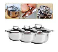 3 Pcs Giocattolo Da Gioco Per Cucinare Pentoline Utensili Bambini