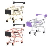 3 Pcs Giocattolo Del Carrello Della Spesa Accessori Per Casa Delle Bambole