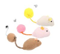 3 Pcs Giocattolo Per Topi Con Campanello Topini Gatti Finto Ratti Da Interno