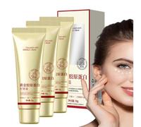 3 PCS Golden Collagen Anti-Wrinkle Cream, 50g Korean Collagen Face Moisturizer, Long-Lasting Deep Moisturizing Firming Cream, Anti Aging & Skin Tightening Cream, Reduces Fine Lines
