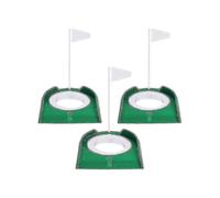 3 Pcs Golf Putting Cup Golf Hole Training Aids Golf Accessories Golf Training Putters with Plastic