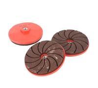3 Pcs Grinding Wheel, 50/100/200 Grits Multifunctional Integrated Double Fixed Embedded Design M10 Screw Interface Wheel Sanding Discs