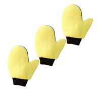 3 Pcs Guanto Per Lavare Macchina Guanti Lavaggio Auto Pulizia Di