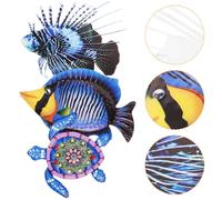 3 Pcs Home Decoration for Beach House Sculture Murali Essere Arredamento