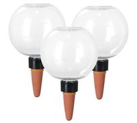 3 Pcs Irrigazione a Goccia per Vasi 500ml, Innaffiare Piante Automatico in Vacanza con Cono di Gocciolamento, Irrigazione Bottiglia Punte Autoirriganti Plastica, Dosatore Acqua per Piante Vaso (D)