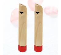 3 PCS Learning Instrument Wood Flute for Early Childhood Development