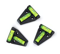 3 PCS Livella A T Magnetica, Triangle Livella Bidirezionale, Livella a Bolla D'aria a due Vie, Mini Livella Bolla, per Camper, Macchine, Mobili, Treppiedi, Attrezzatura Fotografica