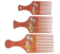 3 Pcs Massaggiatore Capelli Cuoio Capelluto Pettini Laterali Per