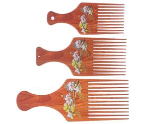 3 Pcs Massaggiatore Capelli Cuoio Capelluto Pettini Laterali Per