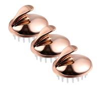 3 Pcs Massaggio Testa Spazzola Per Il Cuoio Capelluto Della Doccia