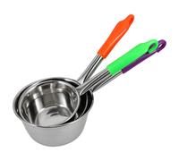 3 Pcs Mestolo Da Portata Paletta Per Acqua in Acciaio Inossidabile Grande