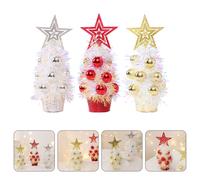 3 Pcs Mini Albero Artificiale Decorazione Per Il Desktop Vacanze