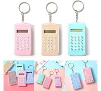 3 PCS Mini Calcolatrici Tascabili, Graziose Calcolatrici con Portachiavi a Forma di Labirinto, Display a 8 Cifre, Piccole Calcolatrici Di Base Completamente Funzionanti per Studenti, Regalo.