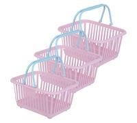 3 Pcs Mini Cestini Cestino Miniatura Della Spesa Portaoggetti Per Casa