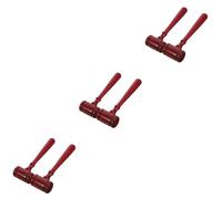 3 PCS Mini Martelletto Giudice Accessori Per Costumi Da Accessorio Del Costume
