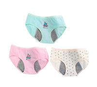 3 Pcs Mutande Da Ciclo Per Il Mestruale Slip Traspiranti Pantaloni Sanitari