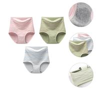 3 Pcs Mutandine Per Donne Breve Controllo Della Pancia Biancheria Intima Cotone