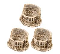 3 Pcs Ornamenti Artigianali in Resina Figurine Di Arredamento Romano
