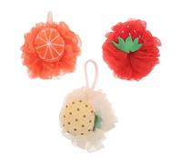 3 Pcs Palla Da Bagno Spugna in Schiuma Luffa Soffio Per Il Corpo