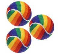 3 PCS Palla Puzzle Di Gomma Da Tennis Palline Cane Giochee Masticare Dentire