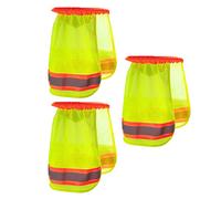 3 Pcs Parasole Rete Per Il Collo Accessorio Con Hat Cappello Lembo Del