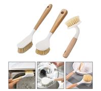 3 Pcs Pennello Da Cucina Spazzola Per Pulizia Del Wok Pannello Della Padella