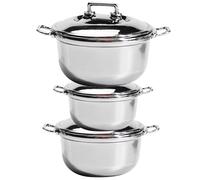 3 Pcs Pentole Giocattolo Pentoline Utensili Da Cucina Per Bambini Miniatura