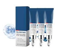 3 Pcs Peptide Depuffing Eye Serum, Polypeptides Depuffing Eye Cream, Awaken Peptide Depuffing Eye Gel, Moisturize Eye Essence, for Dark Circles, Under Eye Bags