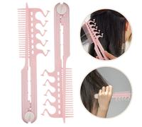 3 Pcs Pettine Compensato Antistatico Compatta Da Viaggio Pieghevole