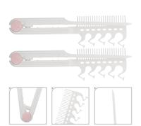 3 Pcs Pettine Compensato Antistatico Lisciante Per Capelli Compatta