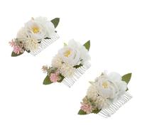 3 Pcs Pettine Sposa Per Capelli Accessori Floreali Da Pettini Laterali