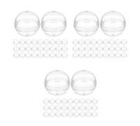 3 PCS Piccolo Palla Ripienabile Trasparente Sfere Di Plastica Riempibili