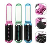 3 Pcs Pieghevole Spazzola Per Capelli Pettine Da Viaggio Portatile