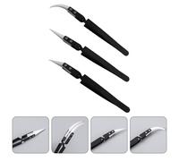 3 Pcs Pinzette Precisione Pinzetta Ceramica Di Gioielli Per Saldatura