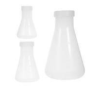 3 Pcs Plastic Flask for Experiment Beuta Conica Chimica Fiaschetta Di Plastica