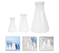 3 Pcs Plastic Flask for Laboratory Beuta Di Plastica Conica Per Chimica